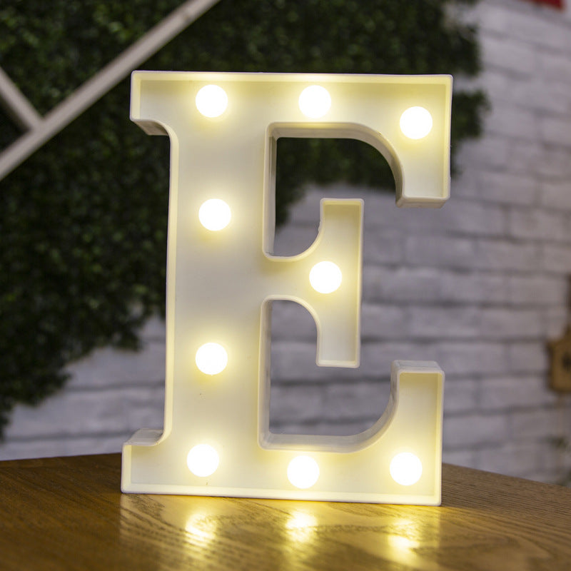 Alphabet LED Light Sign