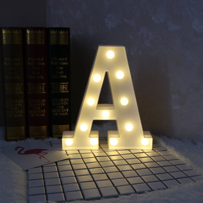 Alphabet-LED-Lichtschild