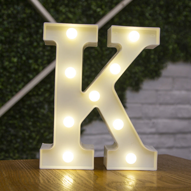 Alphabet LED Light Sign