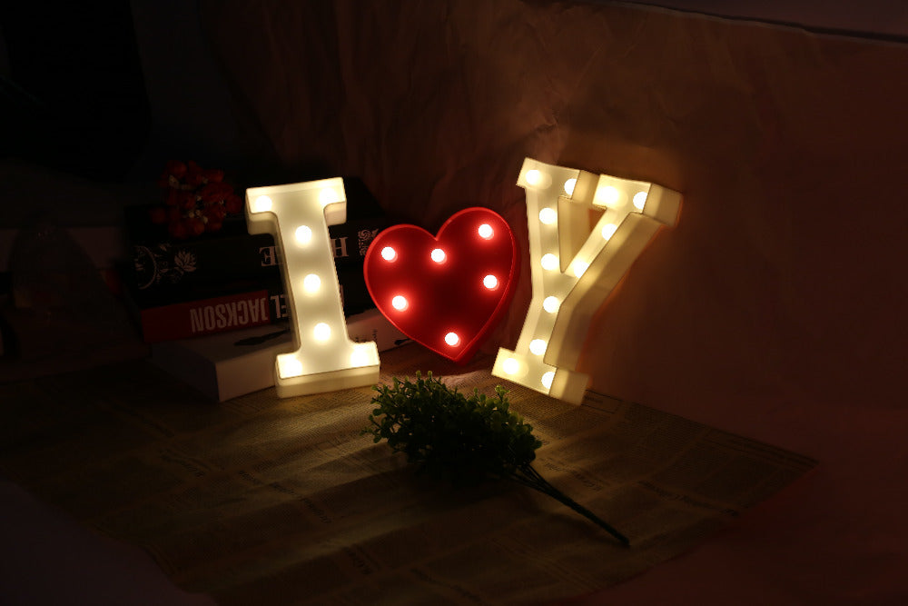 Alphabet LED Light Sign