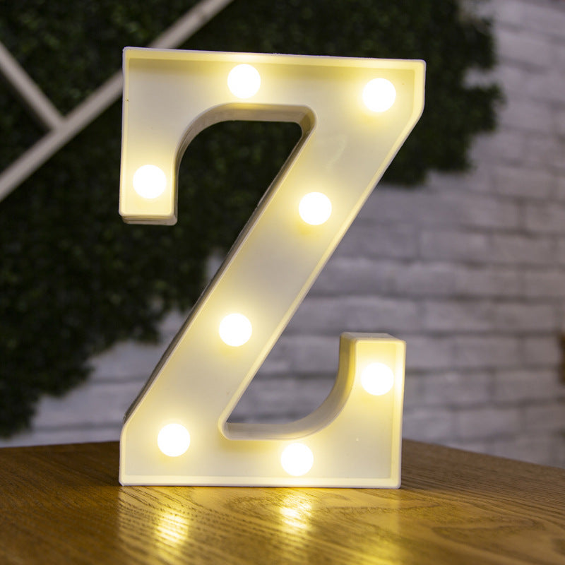 Alphabet LED Light Sign