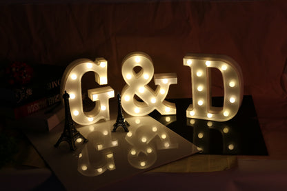 Alphabet LED Light Sign