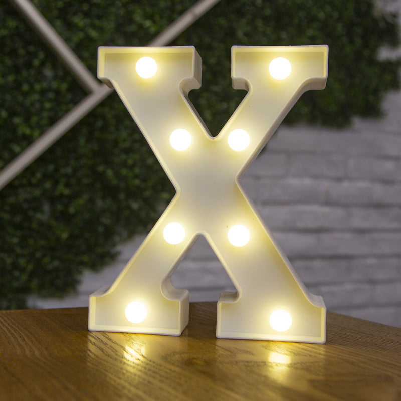 Alphabet LED Light Sign