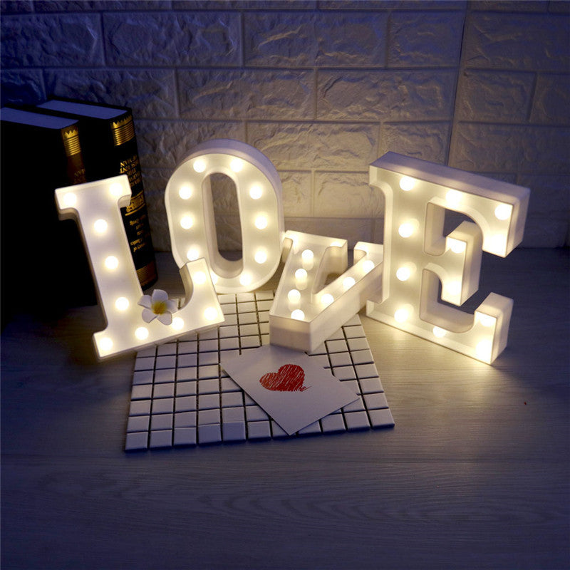 Alphabet-LED-Lichtschild