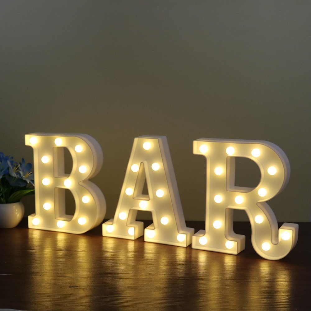 Alphabet LED Light Sign