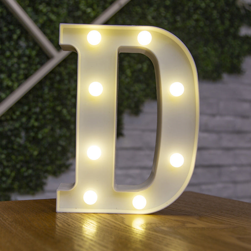 Alphabet LED Light Sign