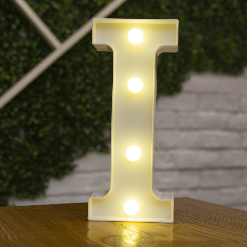 Alphabet-LED-Lichtschild