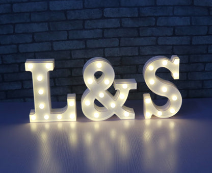 Alphabet LED Light Sign