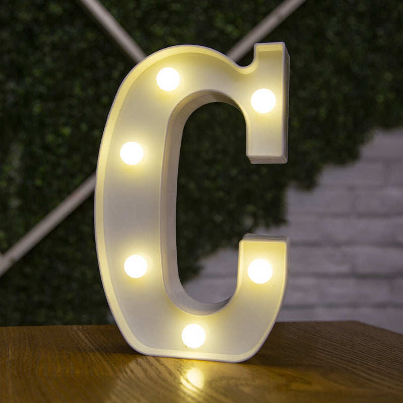 Alphabet LED Light Sign