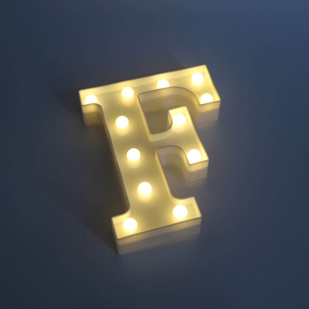 Alphabet LED Light Sign