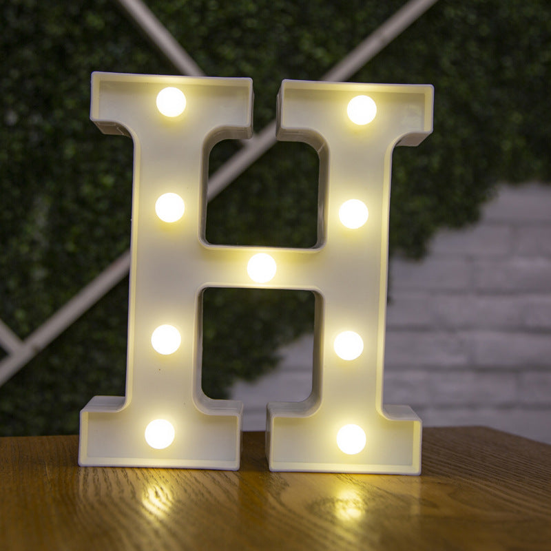 Alphabet-LED-Lichtschild