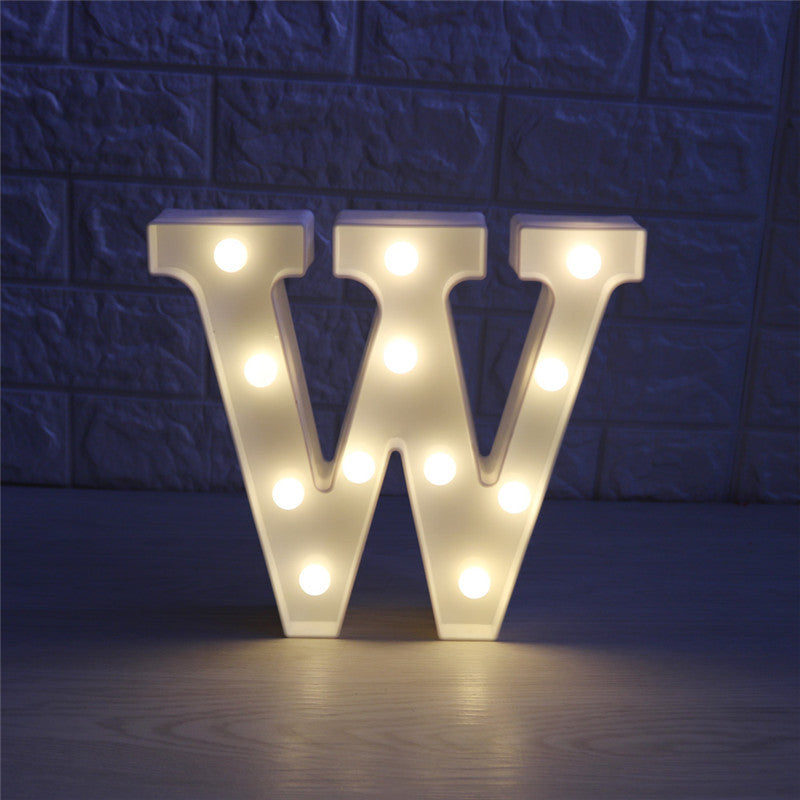 Alphabet-LED-Lichtschild