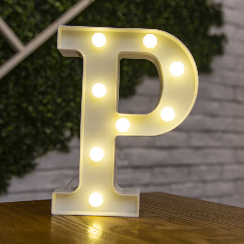 Alphabet LED Light Sign