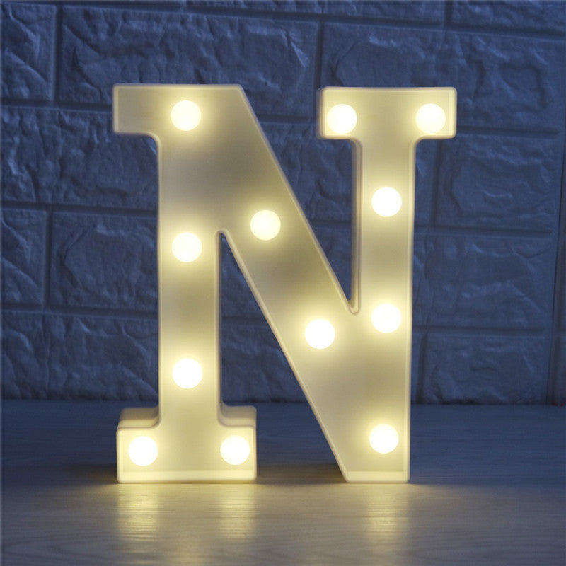 Alphabet LED Light Sign