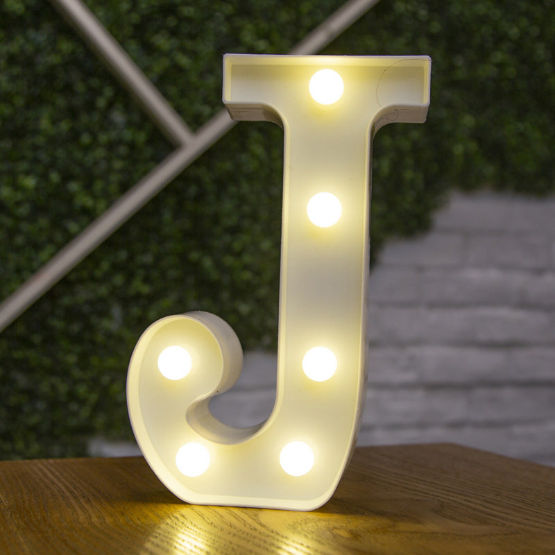 Alphabet LED Light Sign