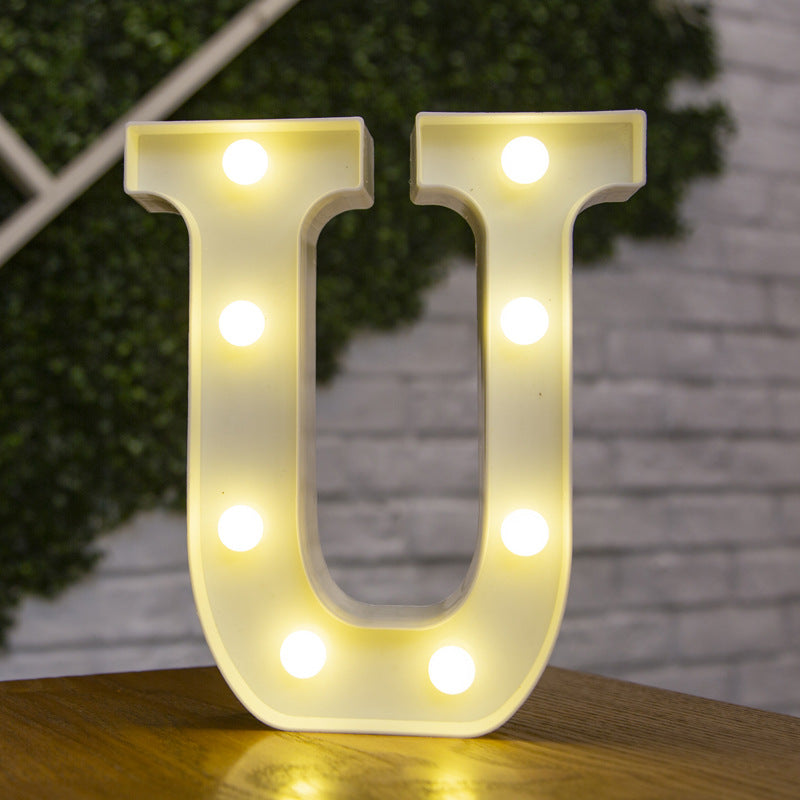 Alphabet-LED-Lichtschild