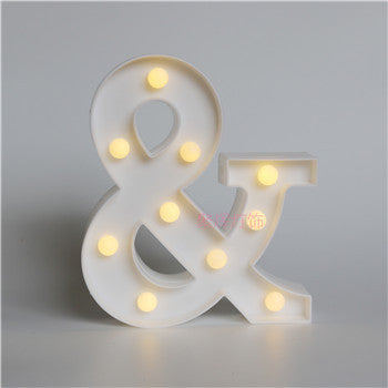 Alphabet LED Light Sign